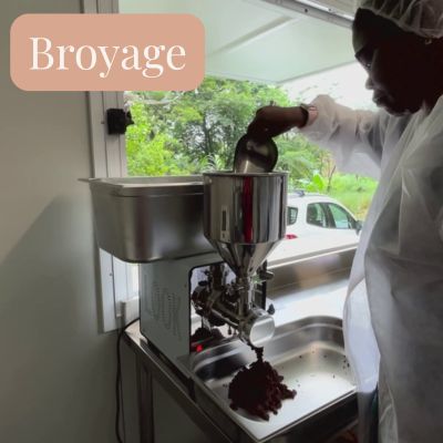 Broyage liqueur de cacao